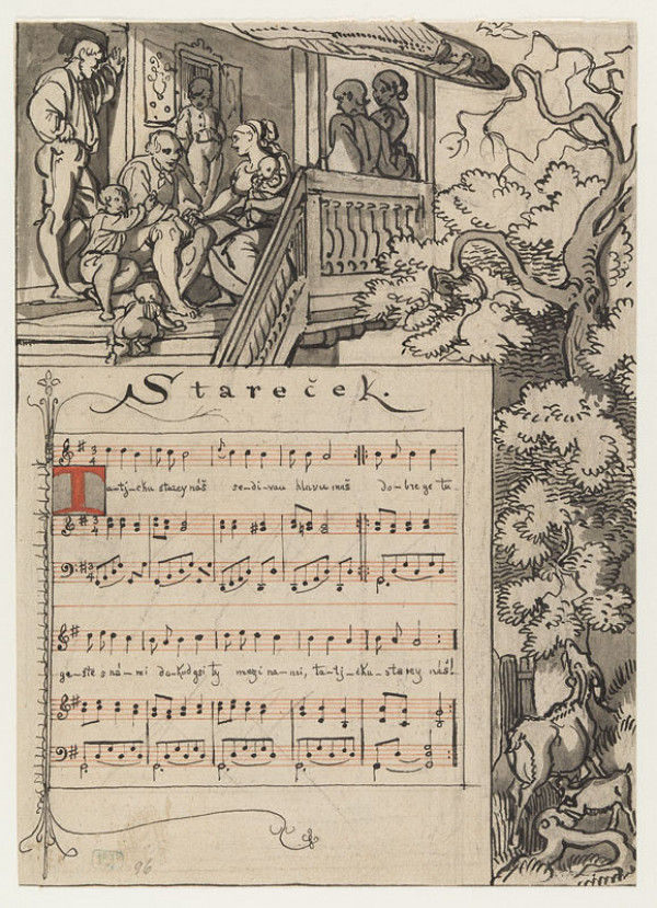 Josef Mánes - Stařeček (Tatíčku starý náš) 