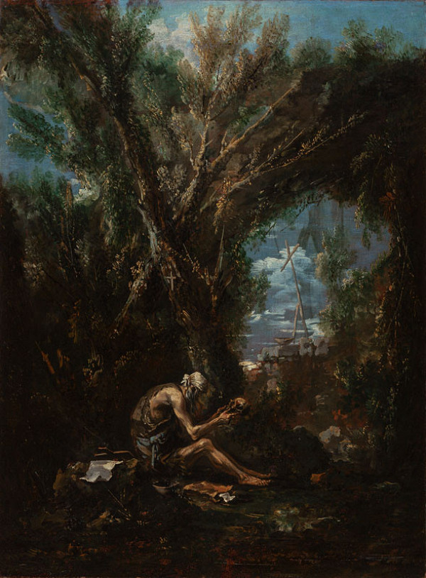 Alessandro Magnasco - Sv. Jeroným v krajině 