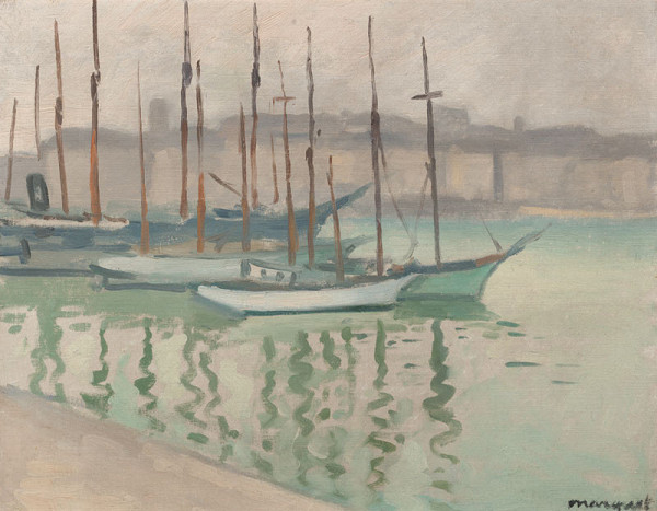 Albert Marquet - Marseille v zimě 