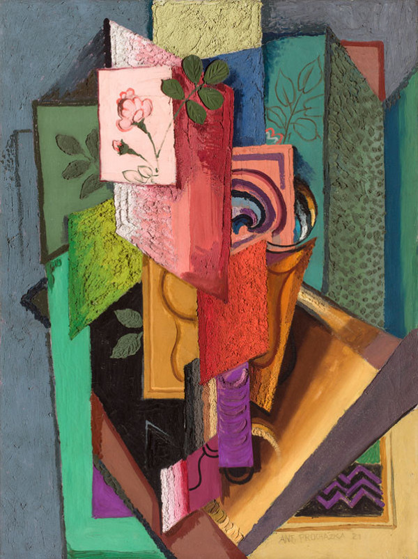 Antonín Procházka - Zátiší - Kytice růží 