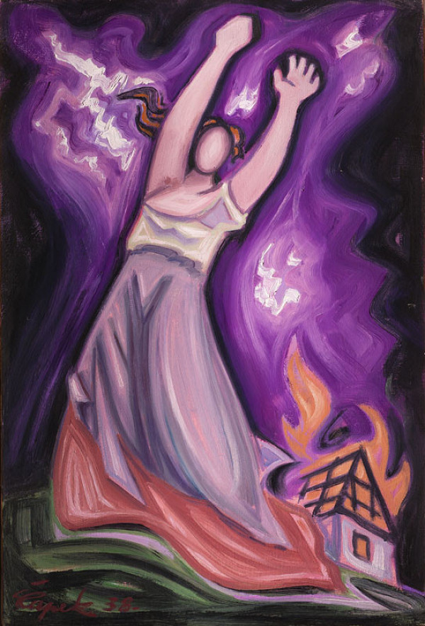 Josef Čapek - Oheň 