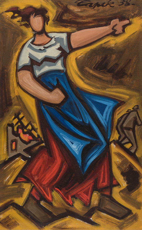 Josef Čapek - Oheň 