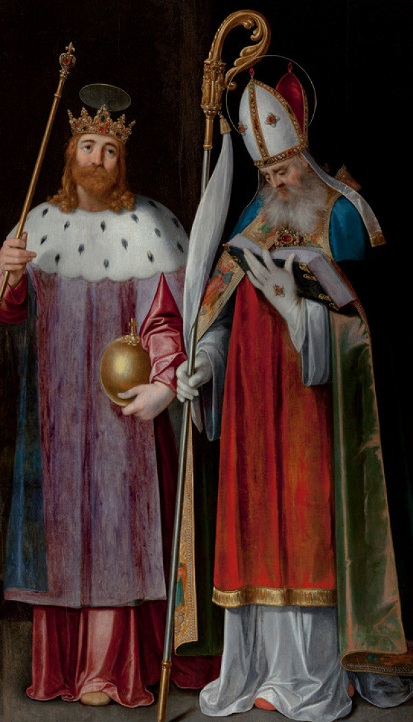 Bartholomaeus Spranger - Sv. Zikmund a sv. Vojtěch 