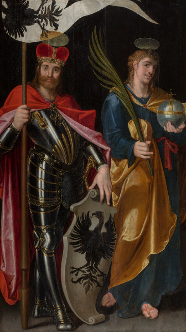 Bartholomaeus Spranger - Sv. Václav a sv. Vít 