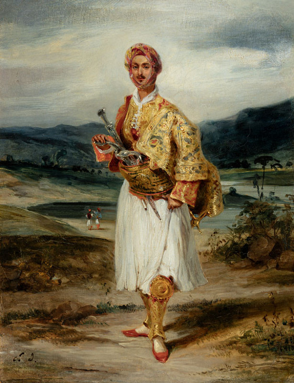 Eugène Delacroix - Hrabě Palatiano v řeckém kroji 