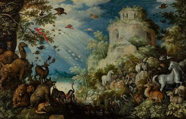 Roelandt Savery - Orfeus hrající zvířatům 