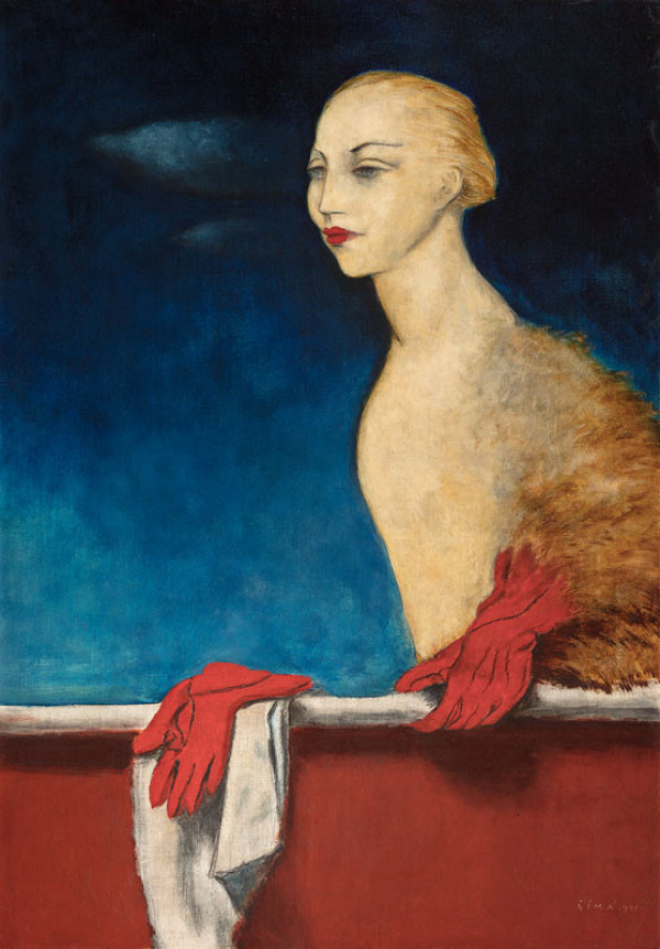 Josef Šíma - Dáma v lóži 