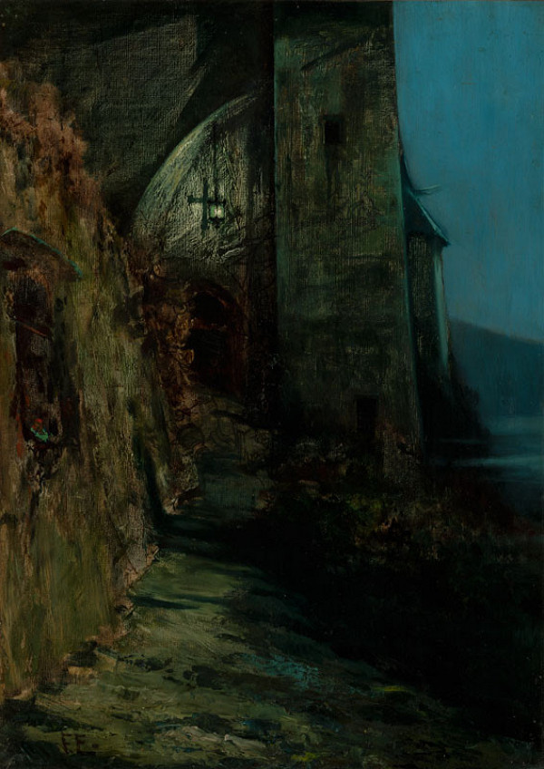 Ferdinand Engelmüller - Touha (část triptychu) 