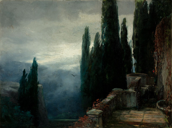 Ferdinand Engelmüller - Hoře (část triptychu) 