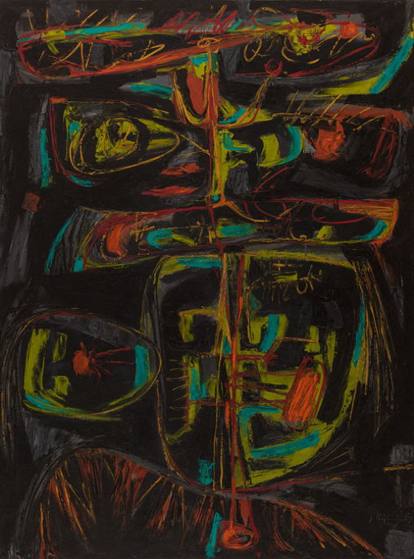 Jan Kotík - Hlava krále ( Malba ) 