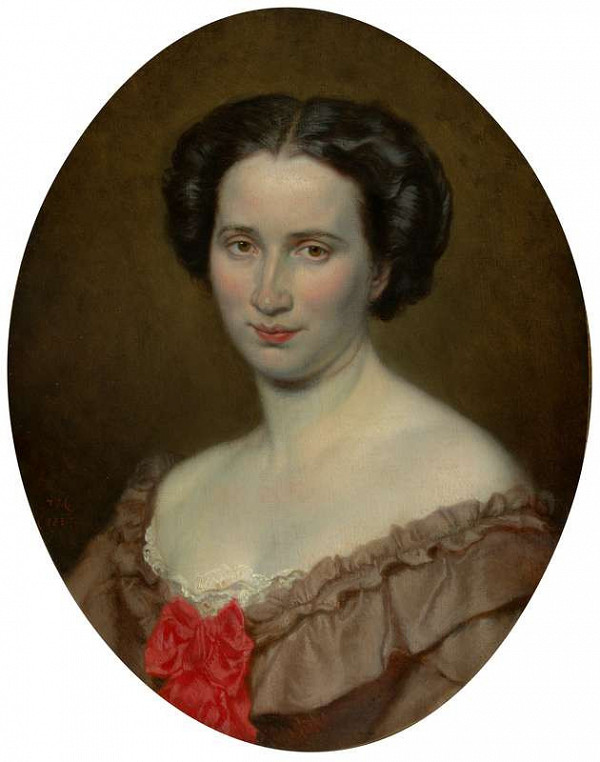 Josef Mánes - Podobizna Louisy Bělské 