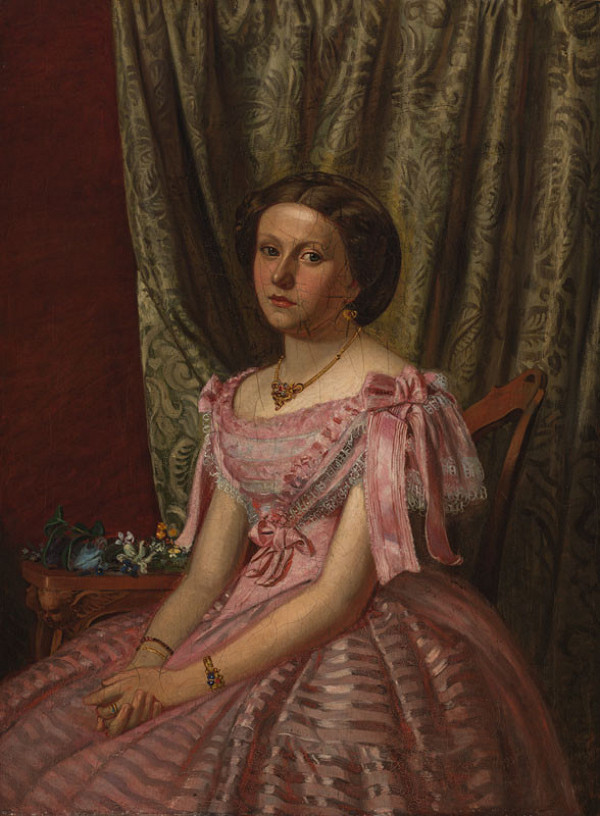 Karel Purkyně - Podobizna Barbory Wiesnerové 