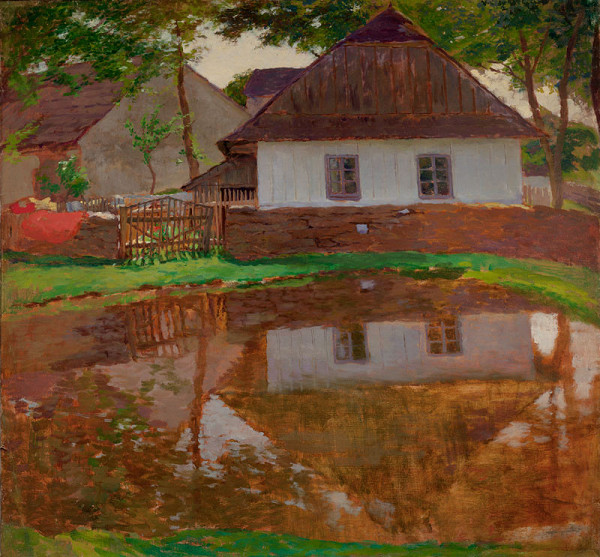 Antonín Slavíček - Chalupa v Kameničkách 