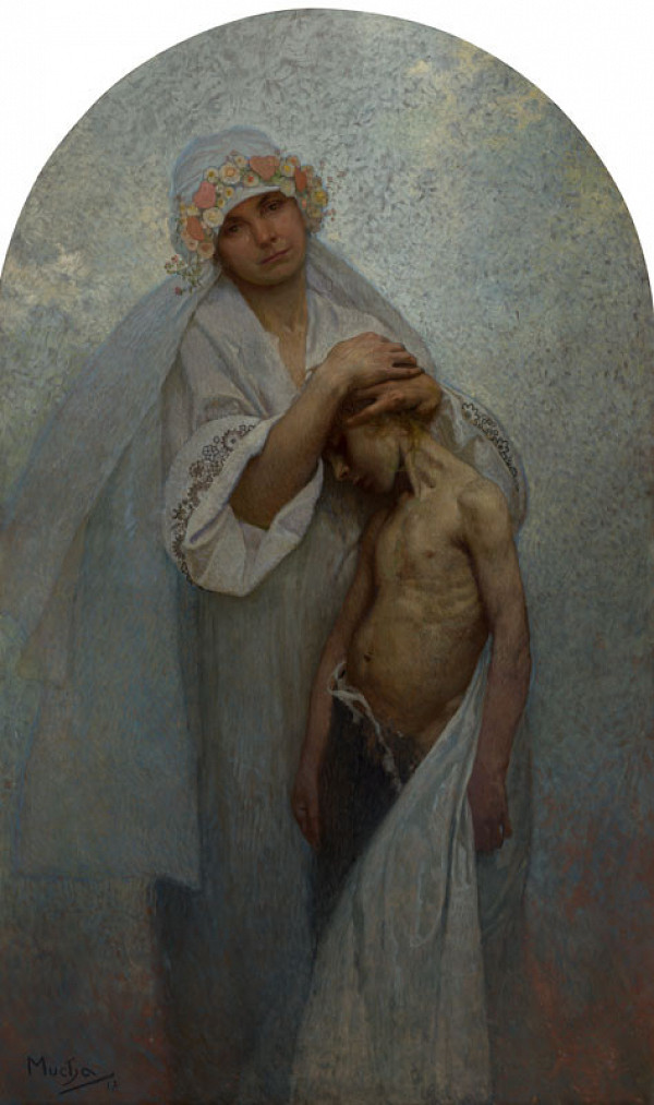 Alfons Mucha - České srdce 