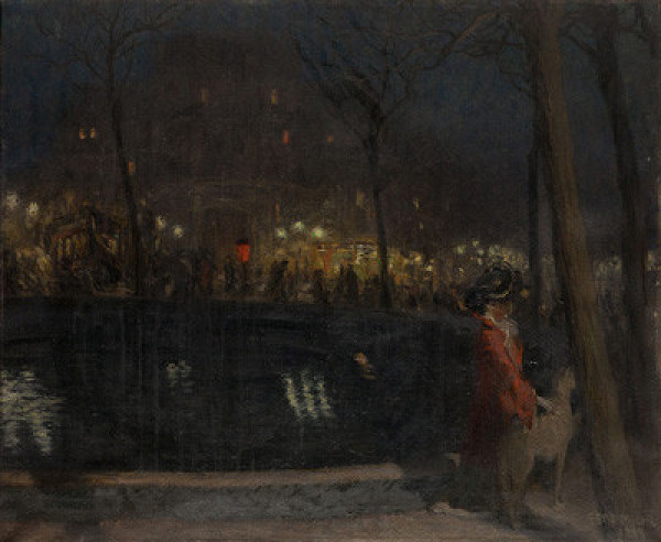 Ferdinand Michl - Place de Justice v Paříži 