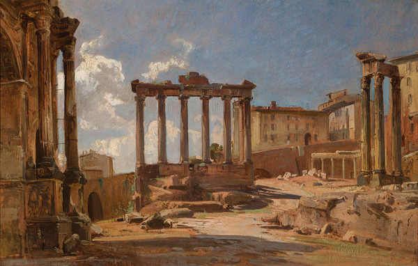 Wilhelm Riedel - Forum Romanum (Římské ruiny) 