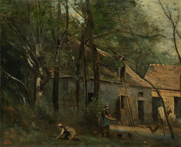 Jean-Baptiste Camille Corot - Statek v lese 