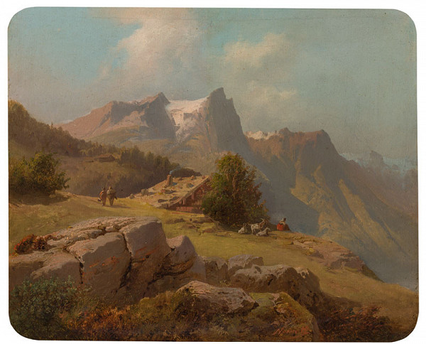 Josef Navrátil - Hora Matten ve švýcarských Alpách 