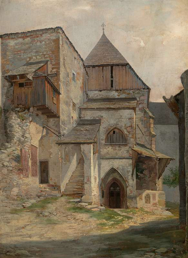 Josef Mánes - Kaple v Gmundenu 