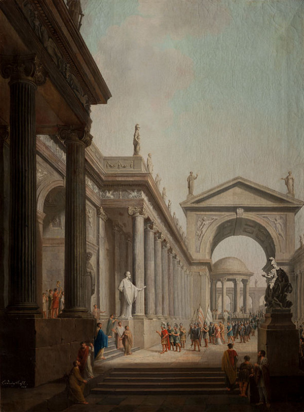 Ludvík Kohl - Před antickým palácem 