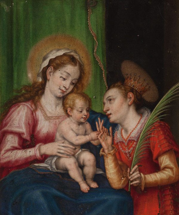 Peter De Witte (zv. Candid) - Zasnoubení sv. Kateřiny Alexandrijské 