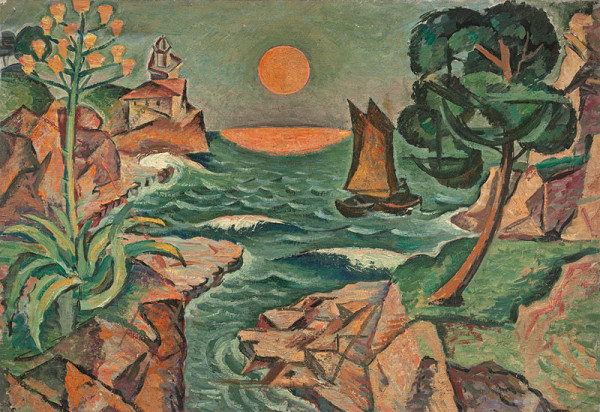 Bohumil Kubišta - Západ slunce na Jadranu 