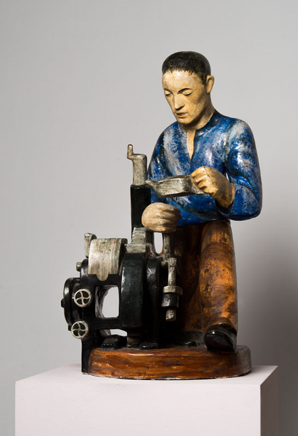 Otto Gutfreund - Muž u selfaktoru 