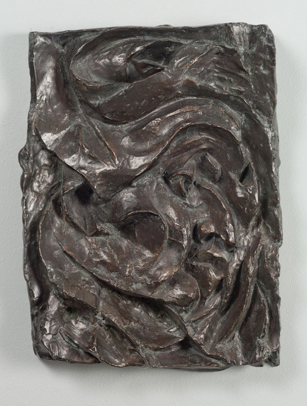 Otto Gutfreund - Hlava - reliéf (Autoportrét) 