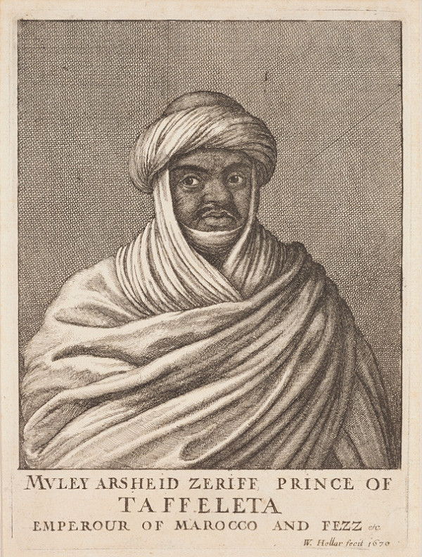 Václav Hollar - rytec - Muley Muhammad al-Rashid 