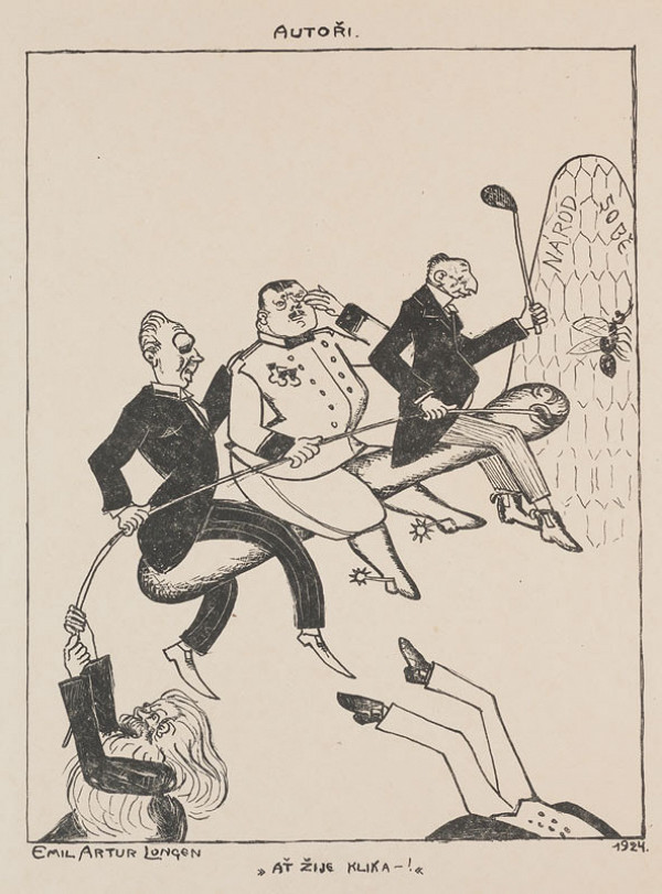 Emil Artur Pittermann-Longen - Z cyklu „Za oponou“ - Autoři 