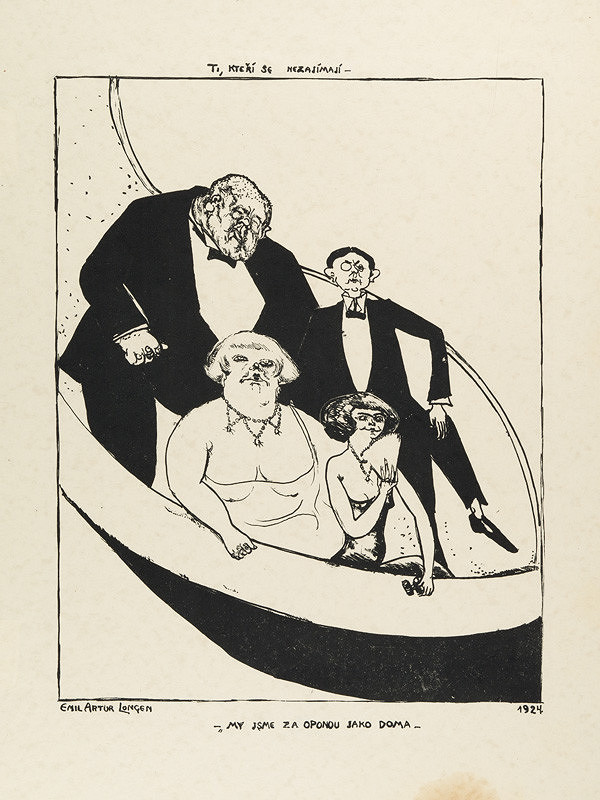 Emil Arthur Pittermann-Longen - Ti, kteří se nezajímají, z cyklu Za oponou 