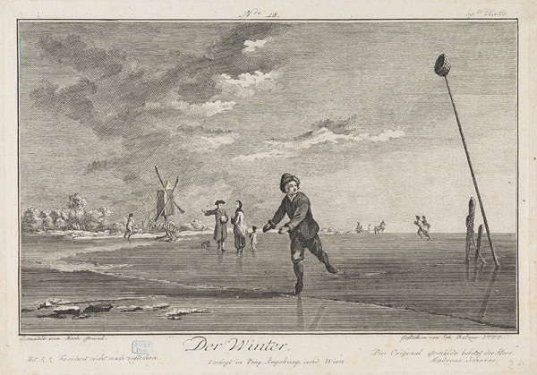 Jan Jiří Balzer - rytec, Norbert Grund - inventor - Zima 