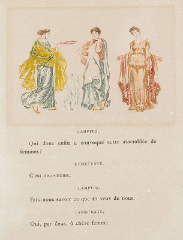 František Kupka - rytec, Blairot - nakladatel - vydavatel - Lysistraté, Lampito a Lysistraté 