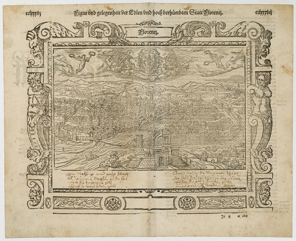 Německý rytec 16. stol., Francesco Rosselli - inventor - Florencie 