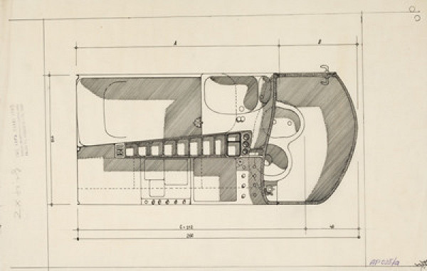 Karel Janů - Design of sanitary facility for prefab buildings, variant No. 1 