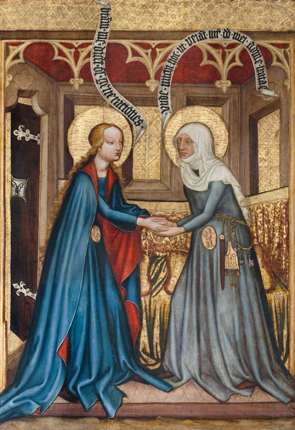 Master of the Carrying of the Cross from Vyšší Brod - Visitation of the Virgin Mary 