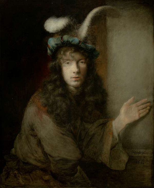 Christopher Paudiss - Portrait of a Young Man - Self-Portrait? 