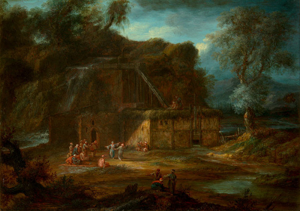 Christoph Ludwig Agricola - Mill on the rock 