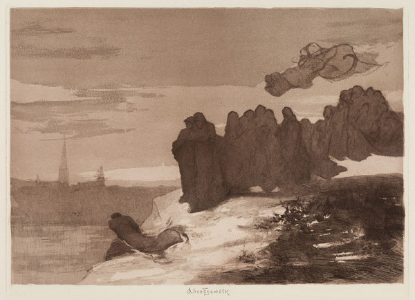 Hermina Laukotová - Evening Clouds, from the cycle Evaporations (Erdendunst) 