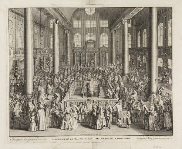 Bernard Picart - engraver - Dedication of the Synagogue of the Portuguese Jews in Amsterdam 