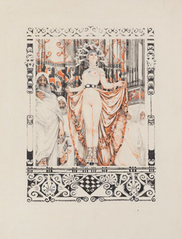 František Kupka - Illustration for the chapter Les Iris in F. Hérold’s La Guirlande d’Aphrodite 