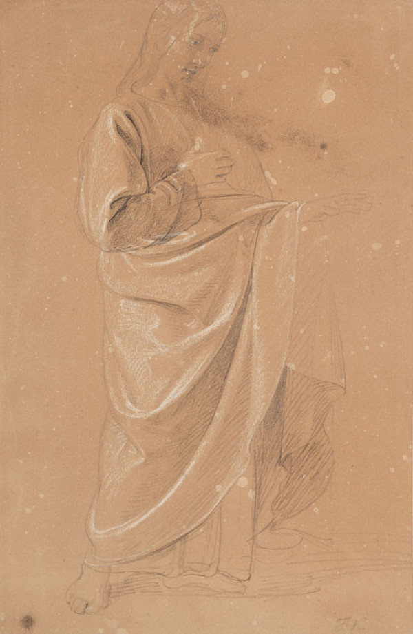 František Tkadlík - Study of Christ from the painting The Calling of Saint Peter 