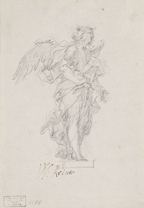 Wenzel Lorenz Reiner - Archangel Gabriel From the Annunciation 