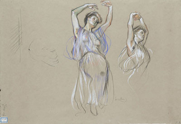 František Kupka - Dancing Woman, study for Aristophanes’ Lysistrata 