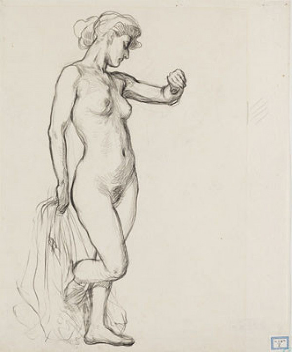 František Kupka - Female Nude, study for Solomon’s Song of Songs 