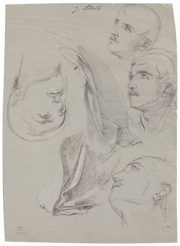 František Tkadlík - Study for the painting Return of Saint Adalbert to His Homeland 