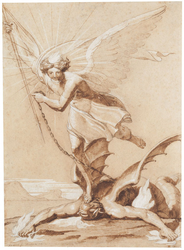 František Tkadlík - Archangel Michael Battling the Devil 