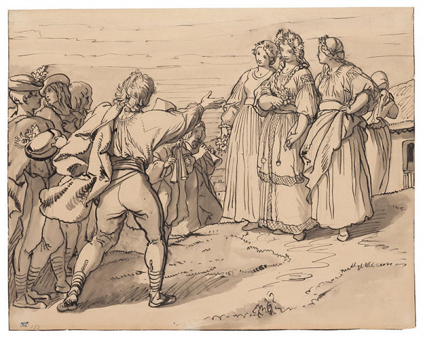 Josef Mánes - Wedding Song (from the cycle Musica) 