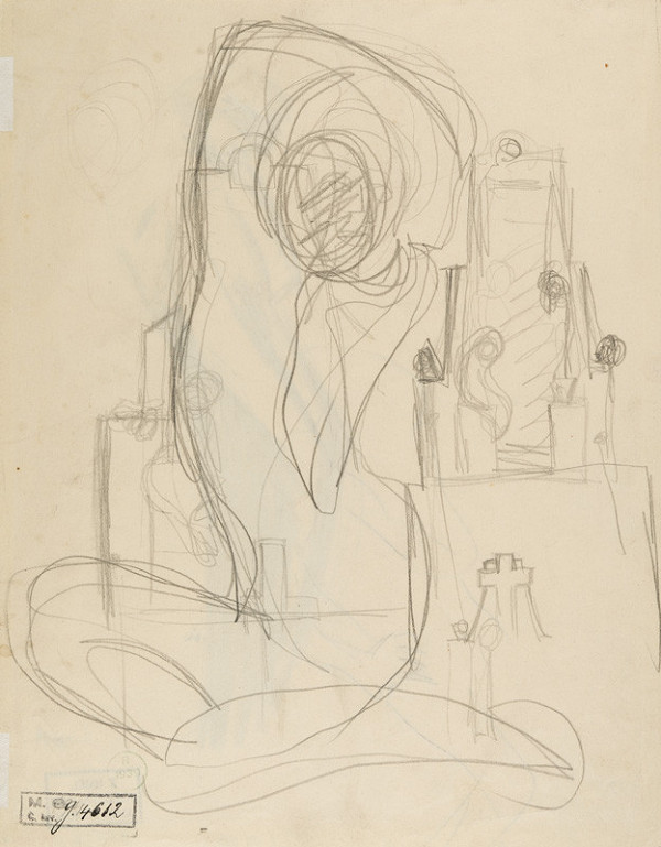 Jan Štursa - Study for the Melancholic Girl 