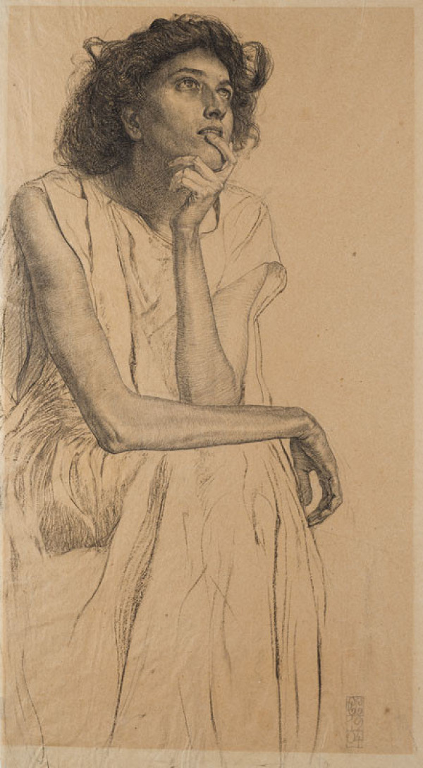 Carl Otto Czeschka - Study of a woman 